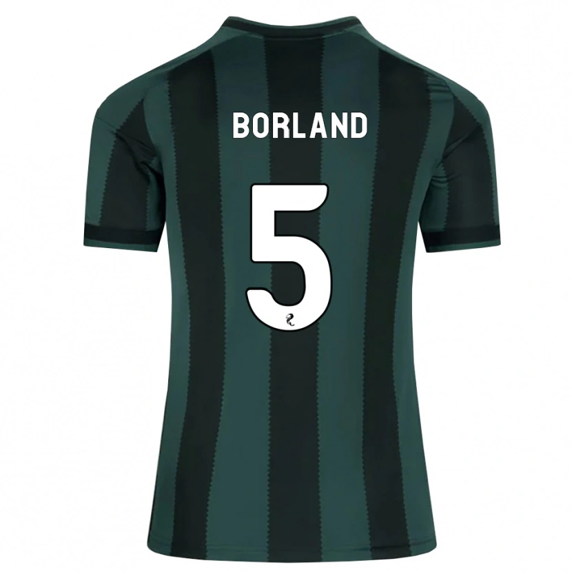 Danxen Mujer Camiseta Hayden Borland #5 Gris Pizarra Oscuro Negro 2ª Equipación 2026/27 La Camisa