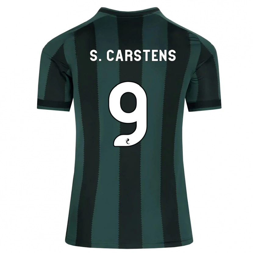 Danxen Mujer Camiseta Signe Carstens #9 Gris Pizarra Oscuro Negro 2ª Equipación 2026/27 La Camisa