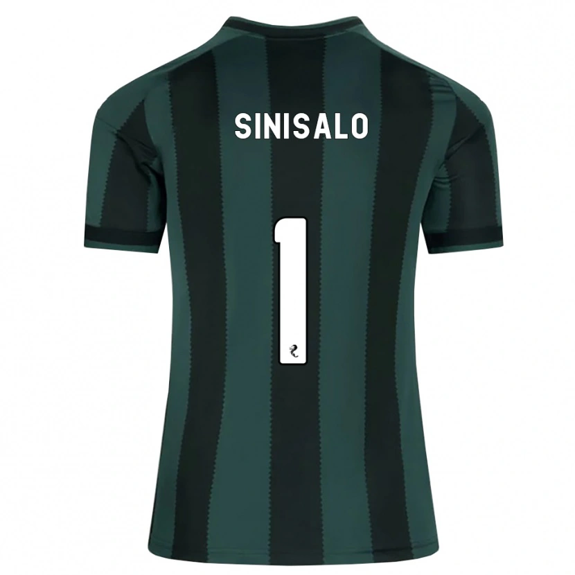 Danxen Mujer Camiseta Viljami Sinisalo #1 Gris Pizarra Oscuro Negro 2ª Equipación 2026/27 La Camisa