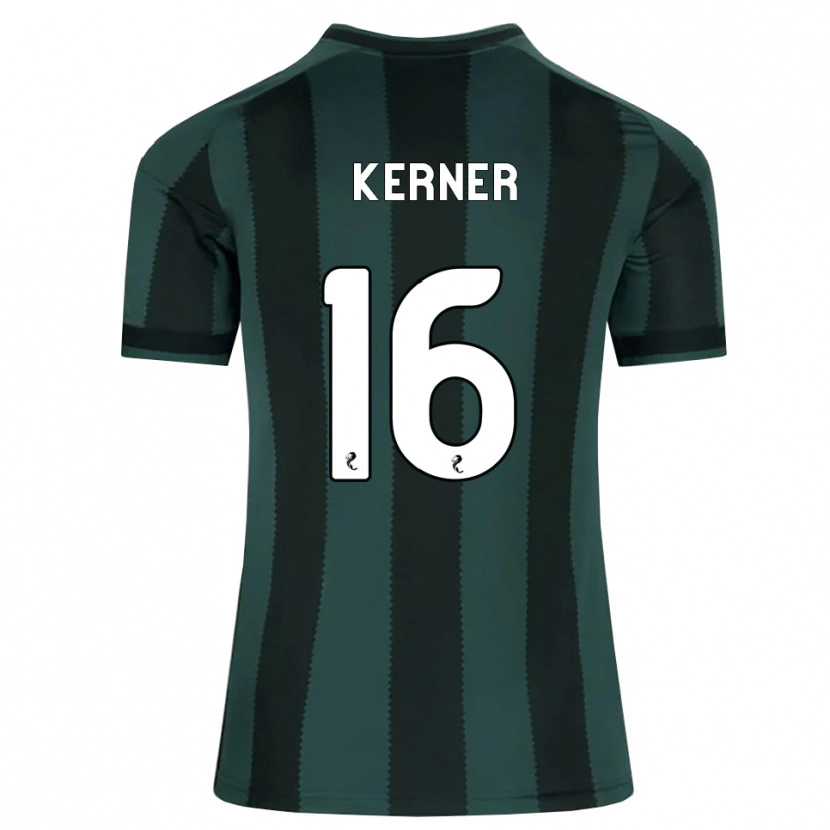 Danxen Mujer Camiseta Hana Kerner #16 Gris Pizarra Oscuro Negro 2ª Equipación 2026/27 La Camisa