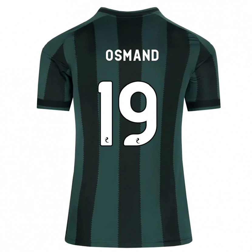 Danxen Mujer Camiseta Callum Osmand #19 Gris Pizarra Oscuro Negro 2ª Equipación 2026/27 La Camisa