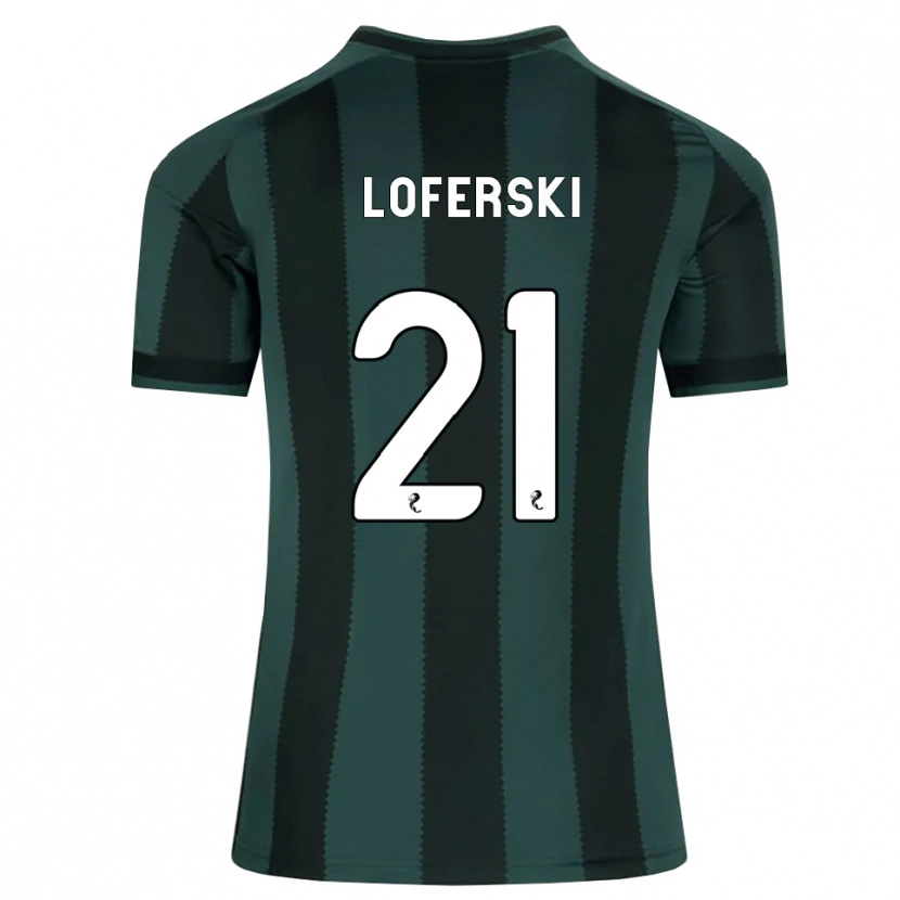 Danxen Mujer Camiseta Kit Loferski #21 Gris Pizarra Oscuro Negro 2ª Equipación 2026/27 La Camisa