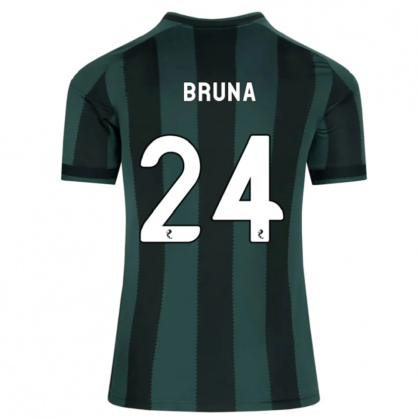 Danxen Mujer Camiseta Bruna Lourenço #24 Gris Pizarra Oscuro Negro 2ª Equipación 2026/27 La Camisa