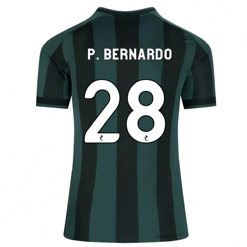 Danxen Mujer Camiseta Paulo Bernardo #28 Gris Pizarra Oscuro Negro 2ª Equipación 2026/27 La Camisa