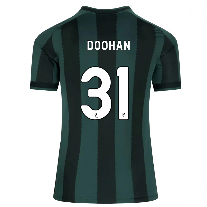 Danxen Mujer Camiseta Ross Doohan #31 Gris Pizarra Oscuro Negro 2ª Equipación 2026/27 La Camisa