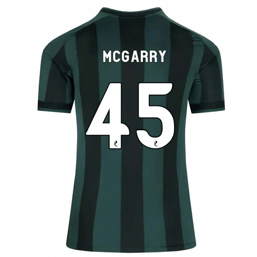 Danxen Mujer Camiseta Shea Mcgarry #45 Gris Pizarra Oscuro Negro 2ª Equipación 2026/27 La Camisa