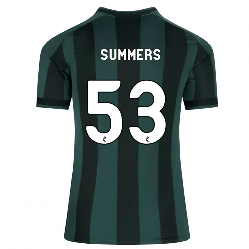 Danxen Mujer Camiseta Ben Summers #53 Gris Pizarra Oscuro Negro 2ª Equipación 2026/27 La Camisa
