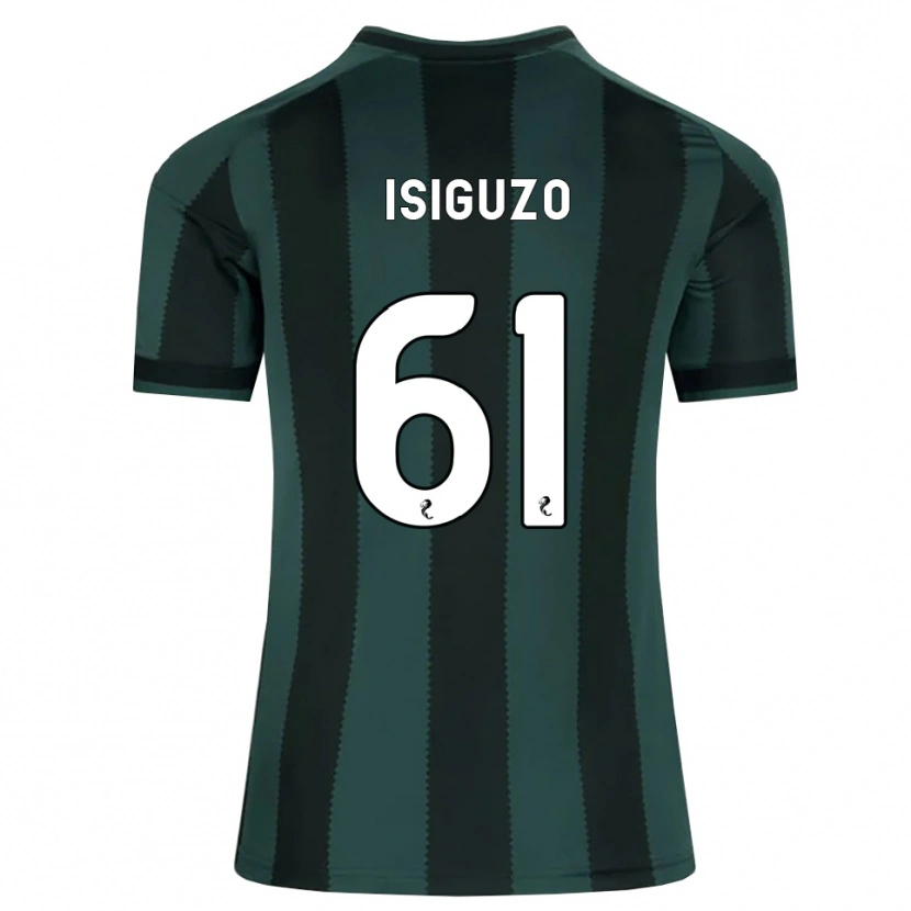 Danxen Mujer Camiseta Samuel Isiguzo #61 Gris Pizarra Oscuro Negro 2ª Equipación 2026/27 La Camisa