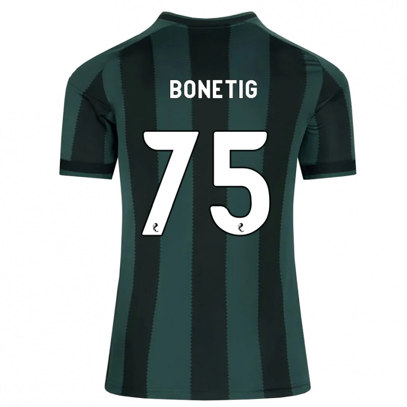 Danxen Mujer Camiseta Liam Bonetig #75 Gris Pizarra Oscuro Negro 2ª Equipación 2026/27 La Camisa
