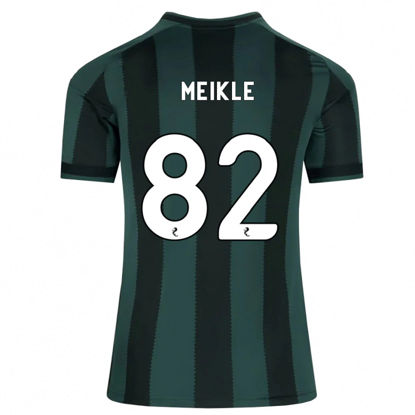 Danxen Mujer Camiseta Jamie Meikle #82 Gris Pizarra Oscuro Negro 2ª Equipación 2026/27 La Camisa