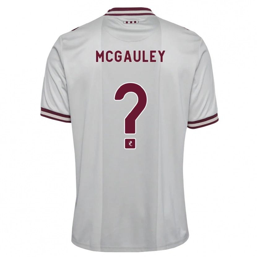 Danxen Mujer Camiseta Carson Mcgauley #0 Blanco Borgoña 2ª Equipación 2026/27 La Camisa
