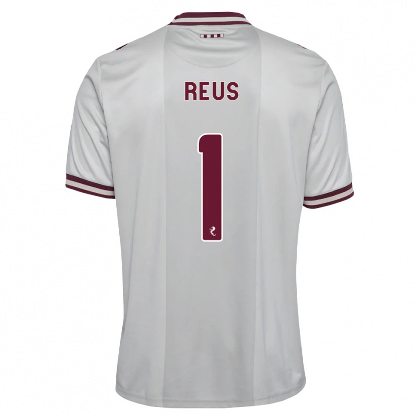 Danxen Mujer Camiseta Beau Reus #1 Blanco Borgoña 2ª Equipación 2026/27 La Camisa