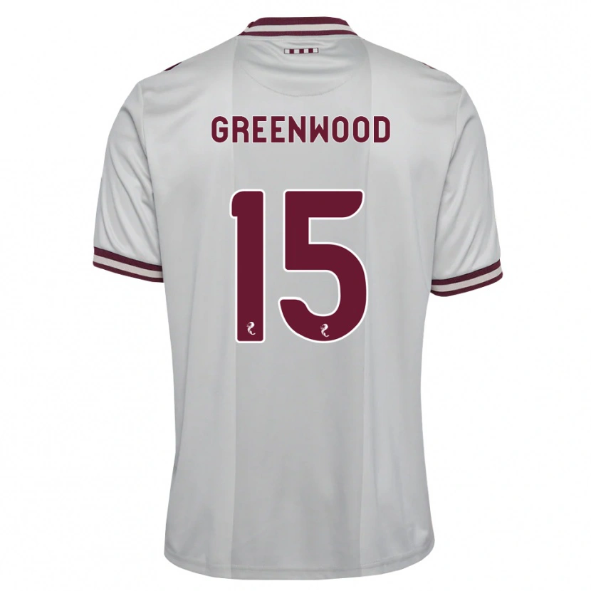 Danxen Mujer Camiseta Brodie Greenwood #15 Blanco Borgoña 2ª Equipación 2026/27 La Camisa