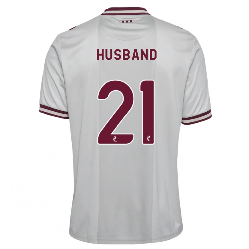 Danxen Mujer Camiseta Erin Husband #21 Blanco Borgoña 2ª Equipación 2026/27 La Camisa