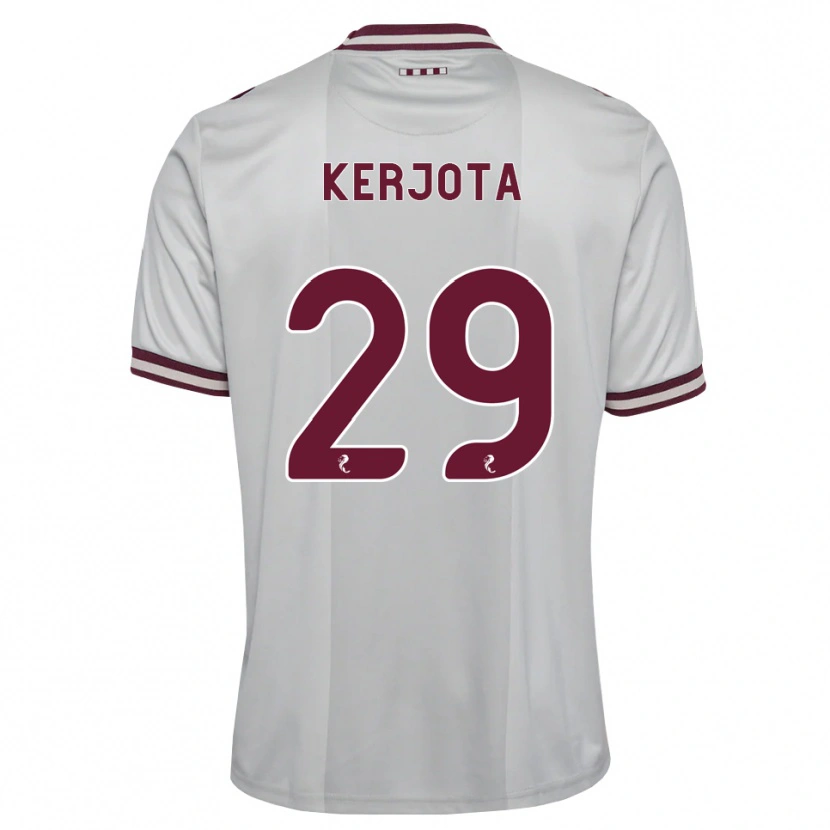 Danxen Mujer Camiseta Sabah Kerjota #29 Blanco Borgoña 2ª Equipación 2026/27 La Camisa