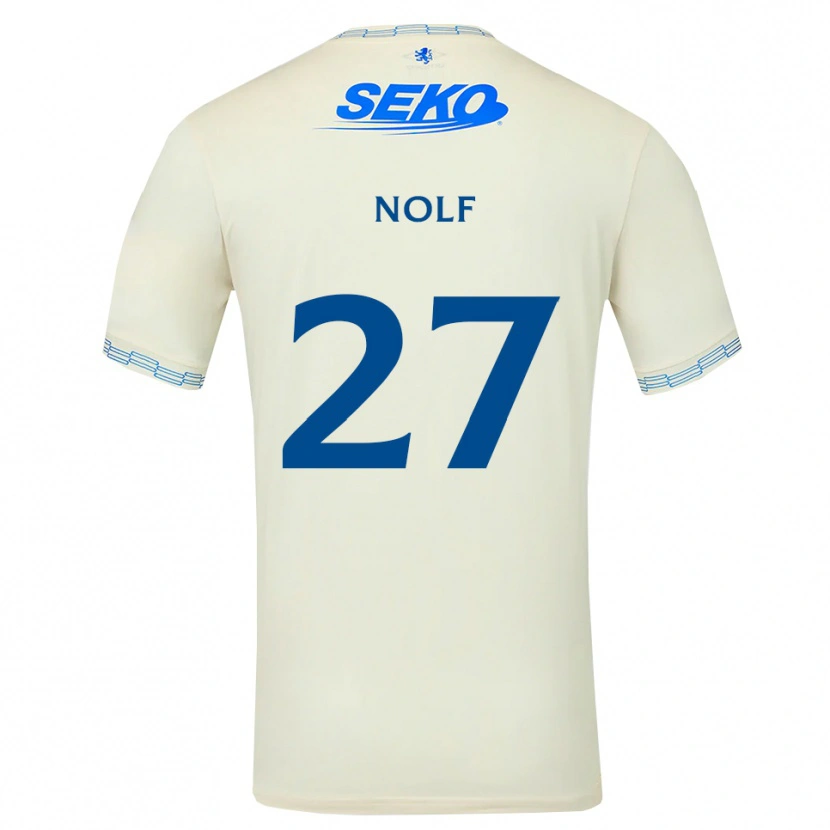 Danxen Mujer Camiseta Madeline Nolf #27 Azul Cielo Profundo Blanco 2ª Equipación 2026/27 La Camisa