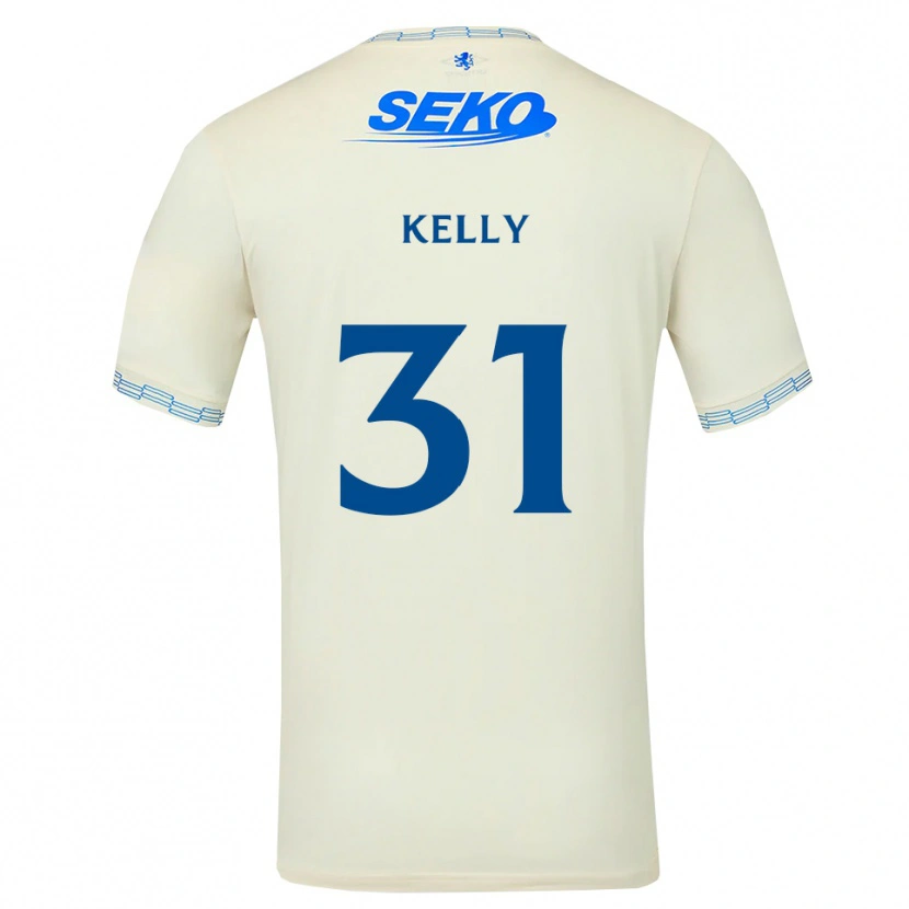 Danxen Mujer Camiseta Liam Kelly #31 Azul Cielo Profundo Blanco 2ª Equipación 2026/27 La Camisa