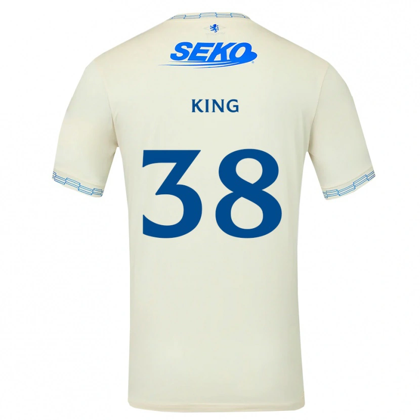 Danxen Mujer Camiseta Leon King #38 Azul Cielo Profundo Blanco 2ª Equipación 2026/27 La Camisa