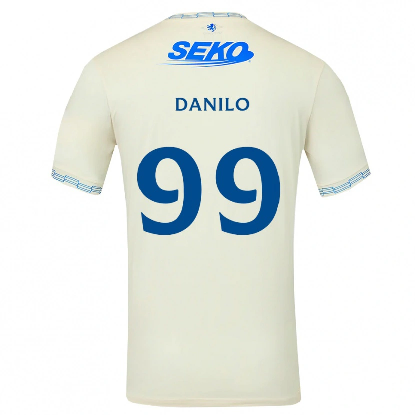 Danxen Mujer Camiseta Danilo #99 Azul Cielo Profundo Blanco 2ª Equipación 2026/27 La Camisa