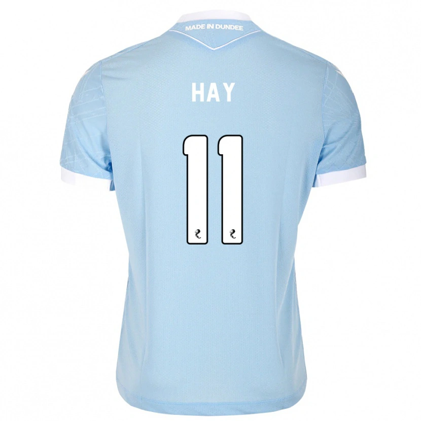 Danxen Mujer Camiseta Ashley Hay #11 Azul Cielo Claro Blanco 2ª Equipación 2026/27 La Camisa