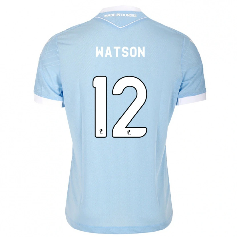 Danxen Mujer Camiseta Johnny Watson #12 Azul Cielo Claro Blanco 2ª Equipación 2026/27 La Camisa