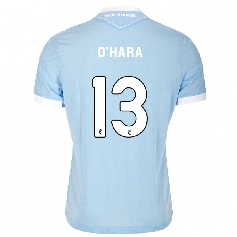 Danxen Mujer Camiseta Kieran O'hara #13 Azul Cielo Claro Blanco 2ª Equipación 2026/27 La Camisa