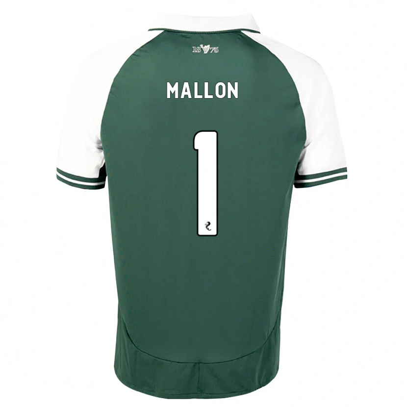 Danxen Niño Camiseta Ryan Mallon #1 Verde Marino Blanco 1ª Equipación 2026/27 La Camisa