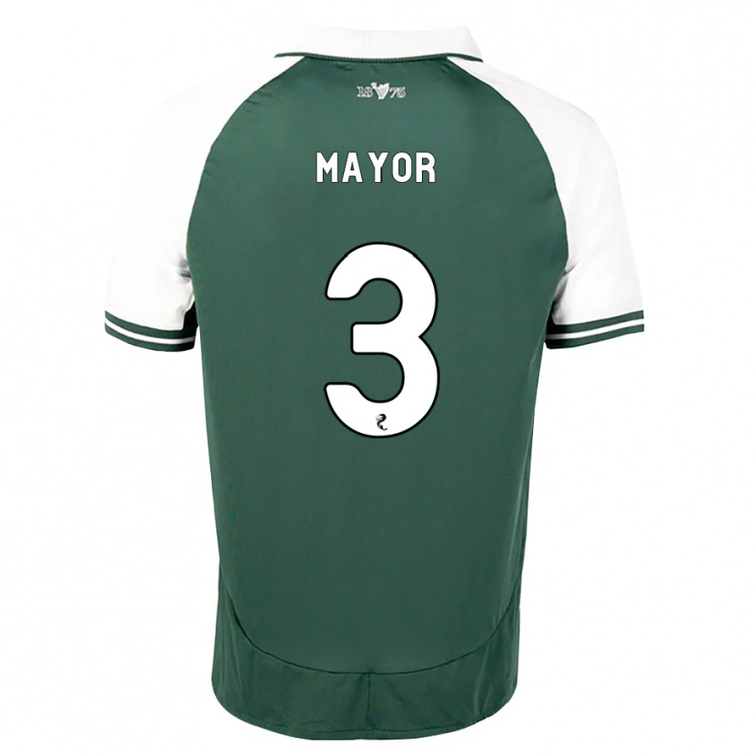 Danxen Niño Camiseta Adam Mayor #3 Verde Marino Blanco 1ª Equipación 2026/27 La Camisa