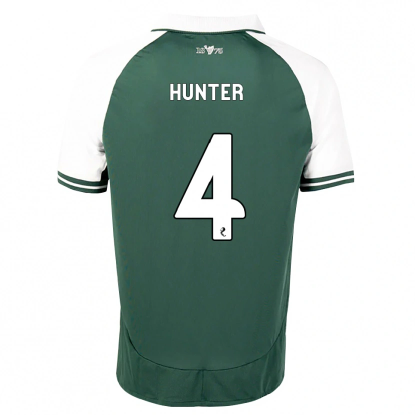 Danxen Niño Camiseta Siobhan Hunter #4 Verde Marino Blanco 1ª Equipación 2026/27 La Camisa