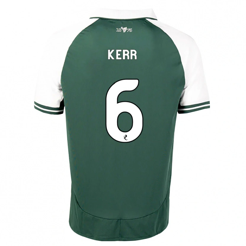 Danxen Niño Camiseta Jason Kerr #6 Verde Marino Blanco 1ª Equipación 2026/27 La Camisa