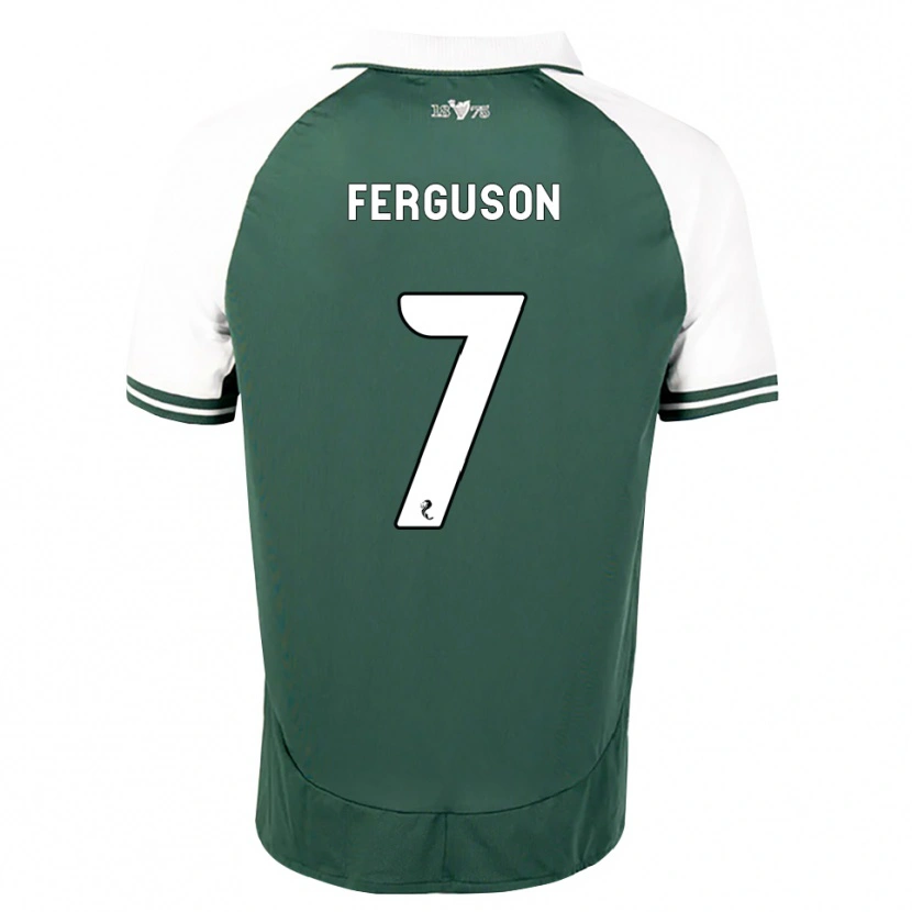 Danxen Niño Camiseta Abbie Ferguson #7 Verde Marino Blanco 1ª Equipación 2026/27 La Camisa