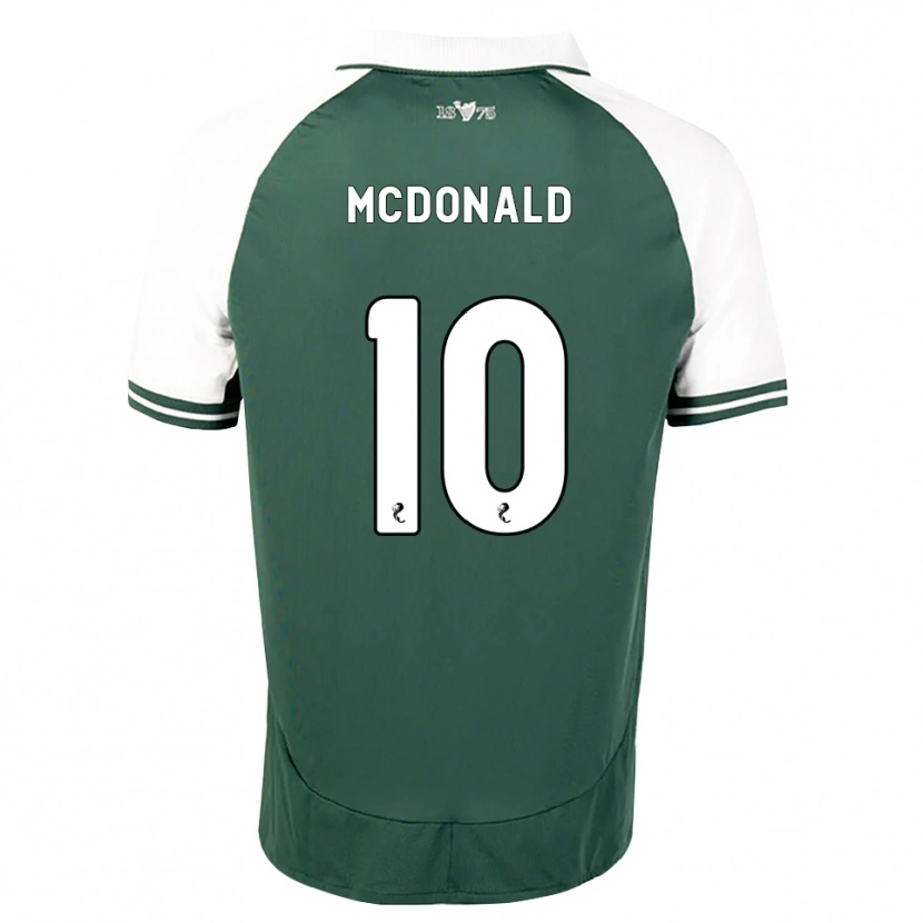 Danxen Niño Camiseta Josh Mcdonald #10 Verde Marino Blanco 1ª Equipación 2026/27 La Camisa