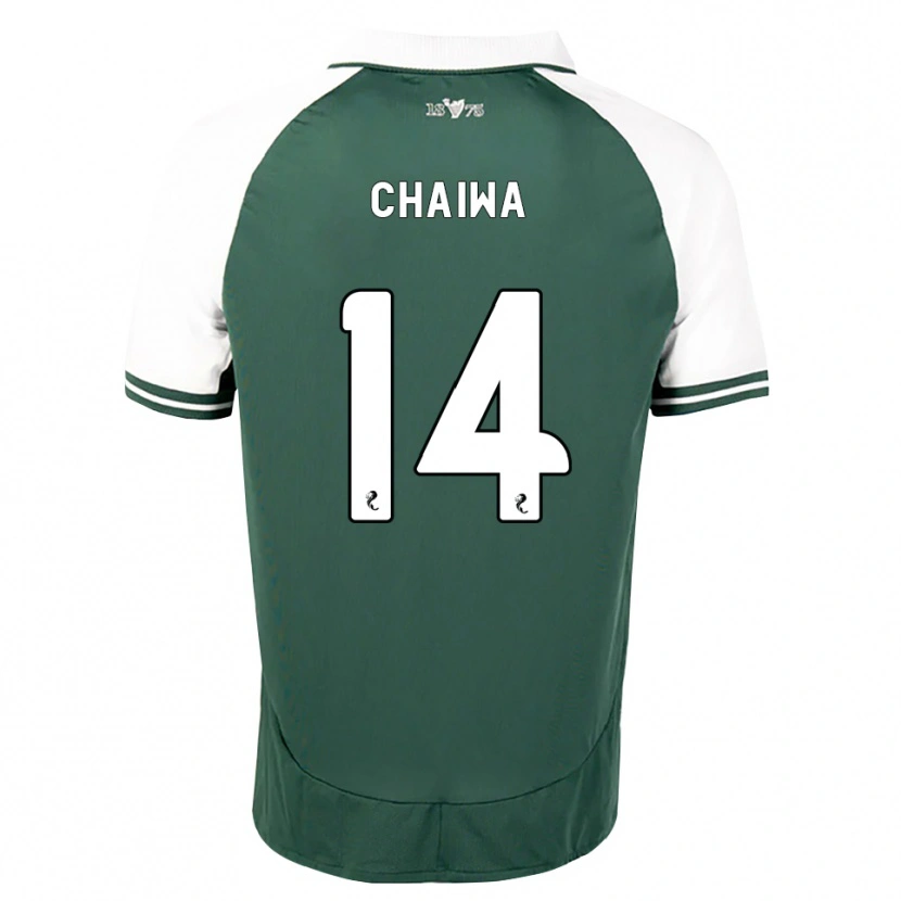 Danxen Niño Camiseta Miguel Chaiwa #14 Verde Marino Blanco 1ª Equipación 2026/27 La Camisa