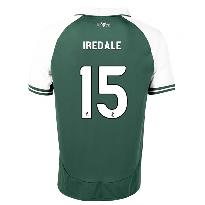 Danxen Niño Camiseta Jack Iredale #15 Verde Marino Blanco 1ª Equipación 2026/27 La Camisa