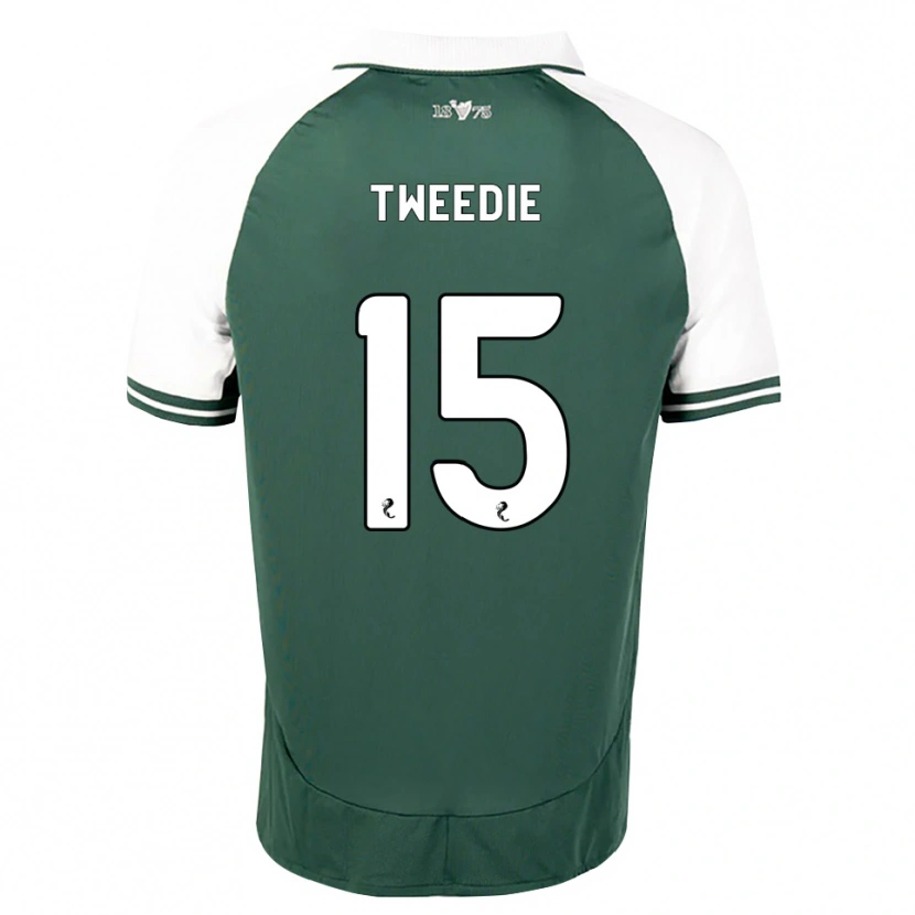 Danxen Niño Camiseta Lia Tweedie #15 Verde Marino Blanco 1ª Equipación 2026/27 La Camisa