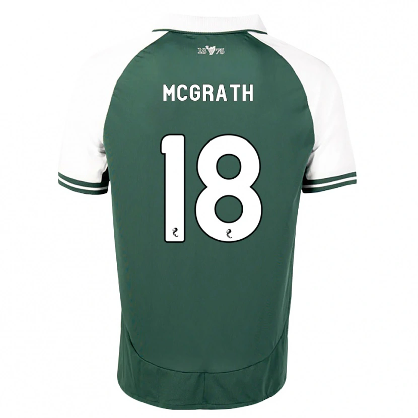 Danxen Niño Camiseta Joseph Mcgrath #18 Verde Marino Blanco 1ª Equipación 2026/27 La Camisa
