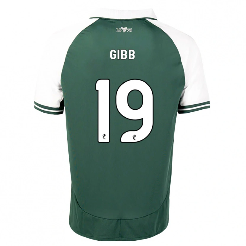 Danxen Niño Camiseta Caley Gibb #19 Verde Marino Blanco 1ª Equipación 2026/27 La Camisa