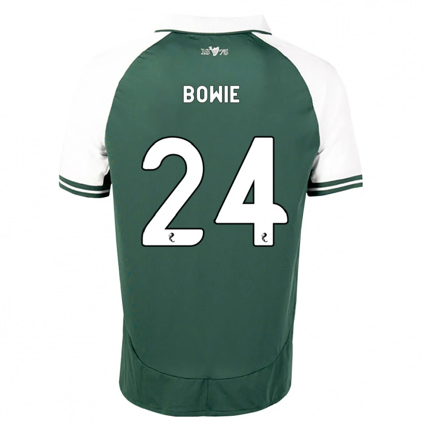 Danxen Niño Camiseta Tegan Bowie #24 Verde Marino Blanco 1ª Equipación 2026/27 La Camisa