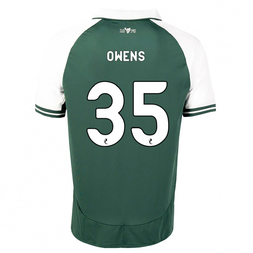 Danxen Niño Camiseta Freddie Owens #35 Verde Marino Blanco 1ª Equipación 2026/27 La Camisa