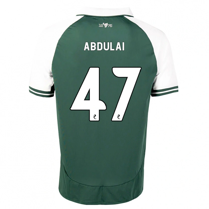 Danxen Niño Camiseta Azeem Abdulai #47 Verde Marino Blanco 1ª Equipación 2026/27 La Camisa