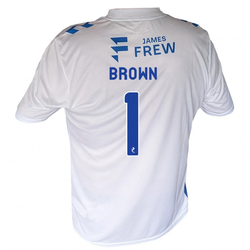 Danxen Niño Camiseta Dylan Brown #1 Azul Real Blanco 1ª Equipación 2026/27 La Camisa