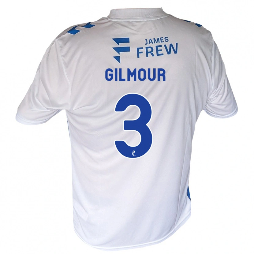 Danxen Niño Camiseta Josh Gilmour #3 Azul Real Blanco 1ª Equipación 2026/27 La Camisa