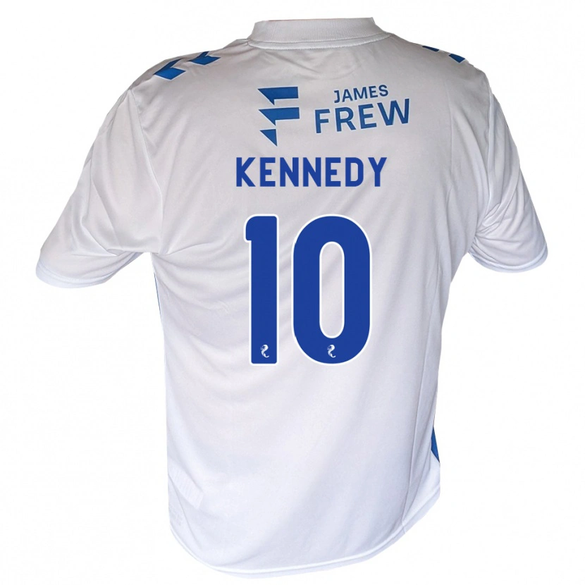 Danxen Niño Camiseta Matty Kennedy #10 Azul Real Blanco 1ª Equipación 2026/27 La Camisa