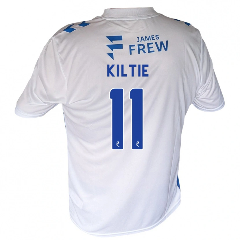 Danxen Niño Camiseta Greg Kiltie #11 Azul Real Blanco 1ª Equipación 2026/27 La Camisa
