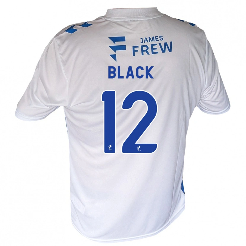 Danxen Niño Camiseta Kai Black #12 Azul Real Blanco 1ª Equipación 2026/27 La Camisa