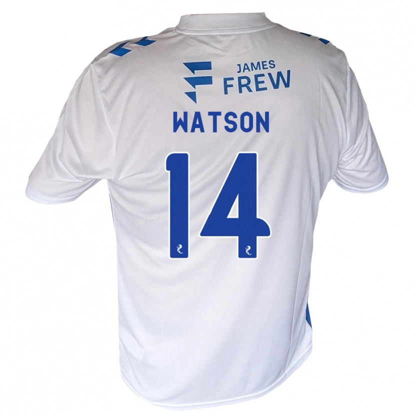Danxen Niño Camiseta Craig Watson #14 Azul Real Blanco 1ª Equipación 2026/27 La Camisa