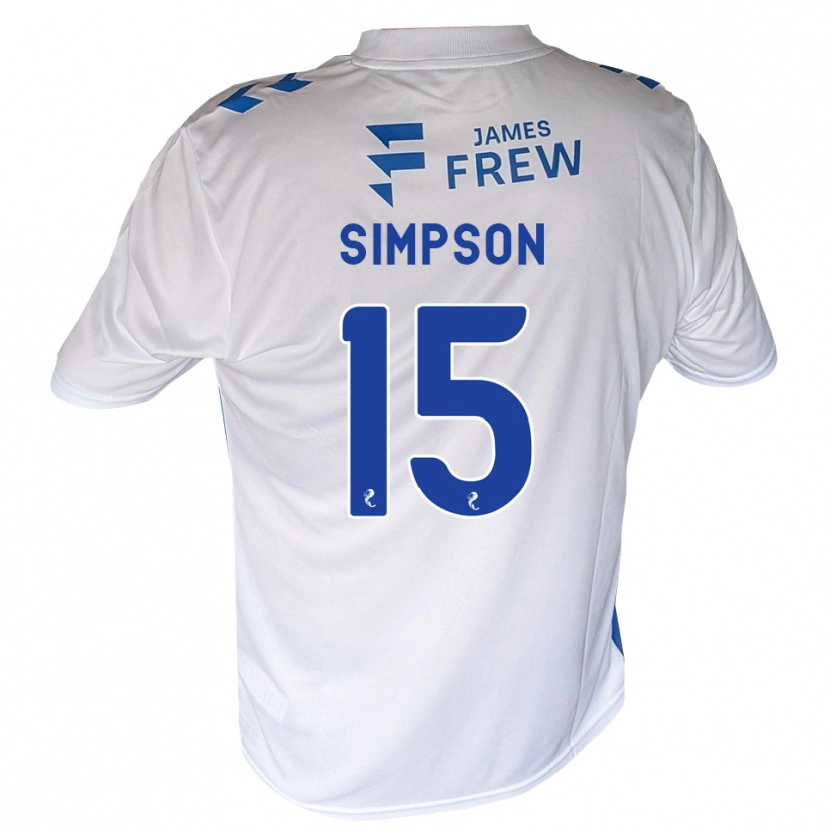 Danxen Niño Camiseta Noah Simpson #15 Azul Real Blanco 1ª Equipación 2026/27 La Camisa