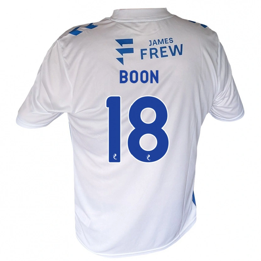 Danxen Niño Camiseta Aiden Boon #18 Azul Real Blanco 1ª Equipación 2026/27 La Camisa