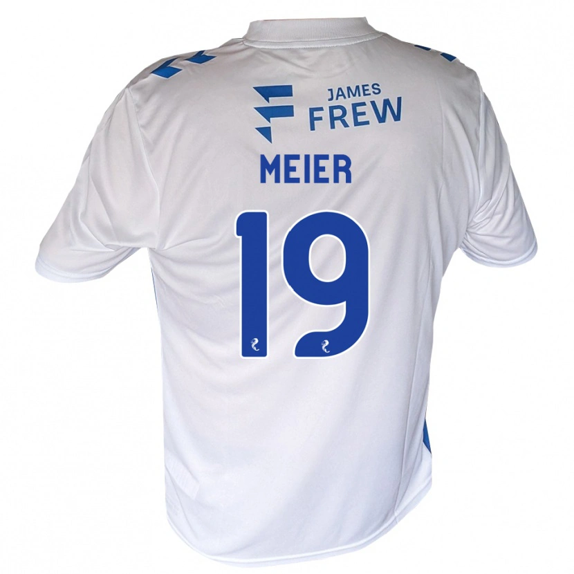 Danxen Niño Camiseta Jonathan Meier #19 Azul Real Blanco 1ª Equipación 2026/27 La Camisa