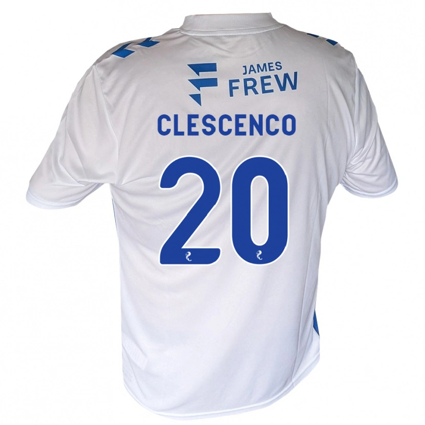 Danxen Niño Camiseta Nicky Clescenco #20 Azul Real Blanco 1ª Equipación 2026/27 La Camisa